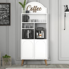 Hanah Home Lyon 80 Blanco y Nogal